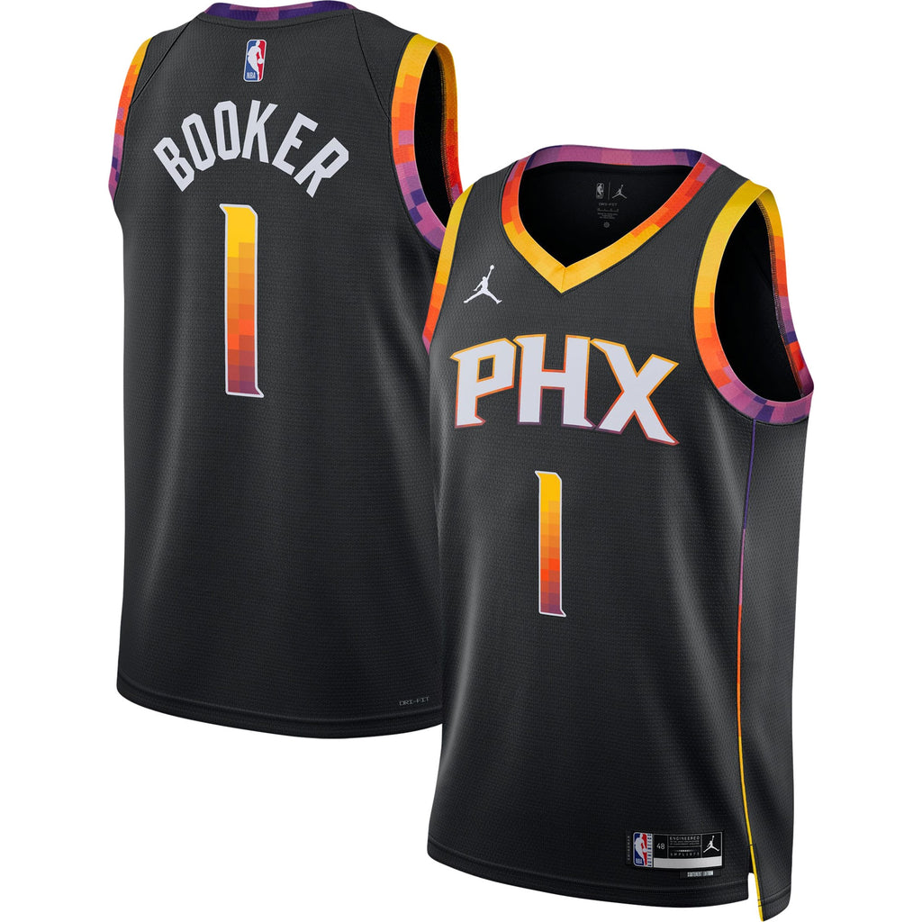 Unisex Phoenix Suns Statement Edition Swingman NBA Basketball Jersey - Devin Booker - view 2