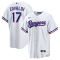 Men's Texas Rangers Nathan Eovaldi White Home Replica MLB Baseball Jersey - view 1