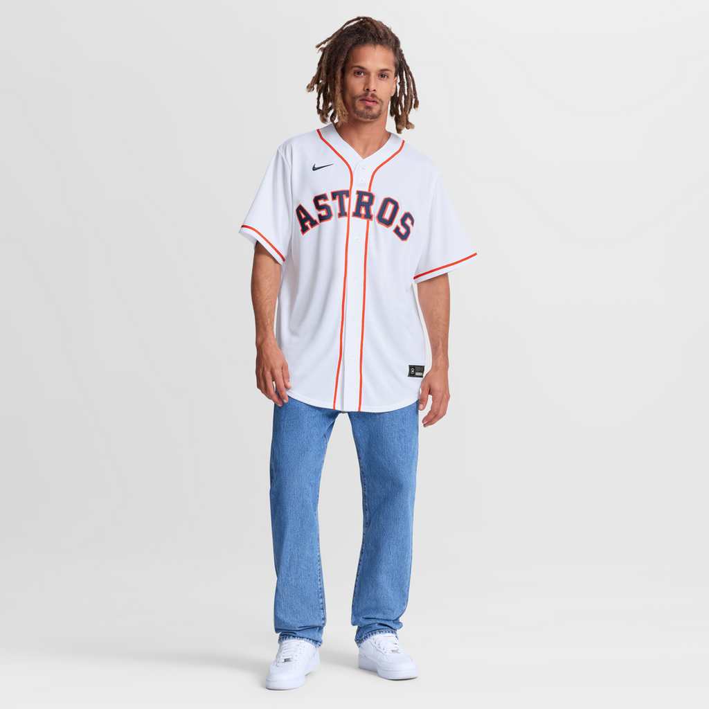 Men's Houston Astros Daulton Varsho White Home Replica MLB Baseball Jersey - view 2