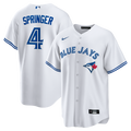 Men's Toronto Blue Jays George Springer White Home Replica MLB Baseball Jersey - view 1