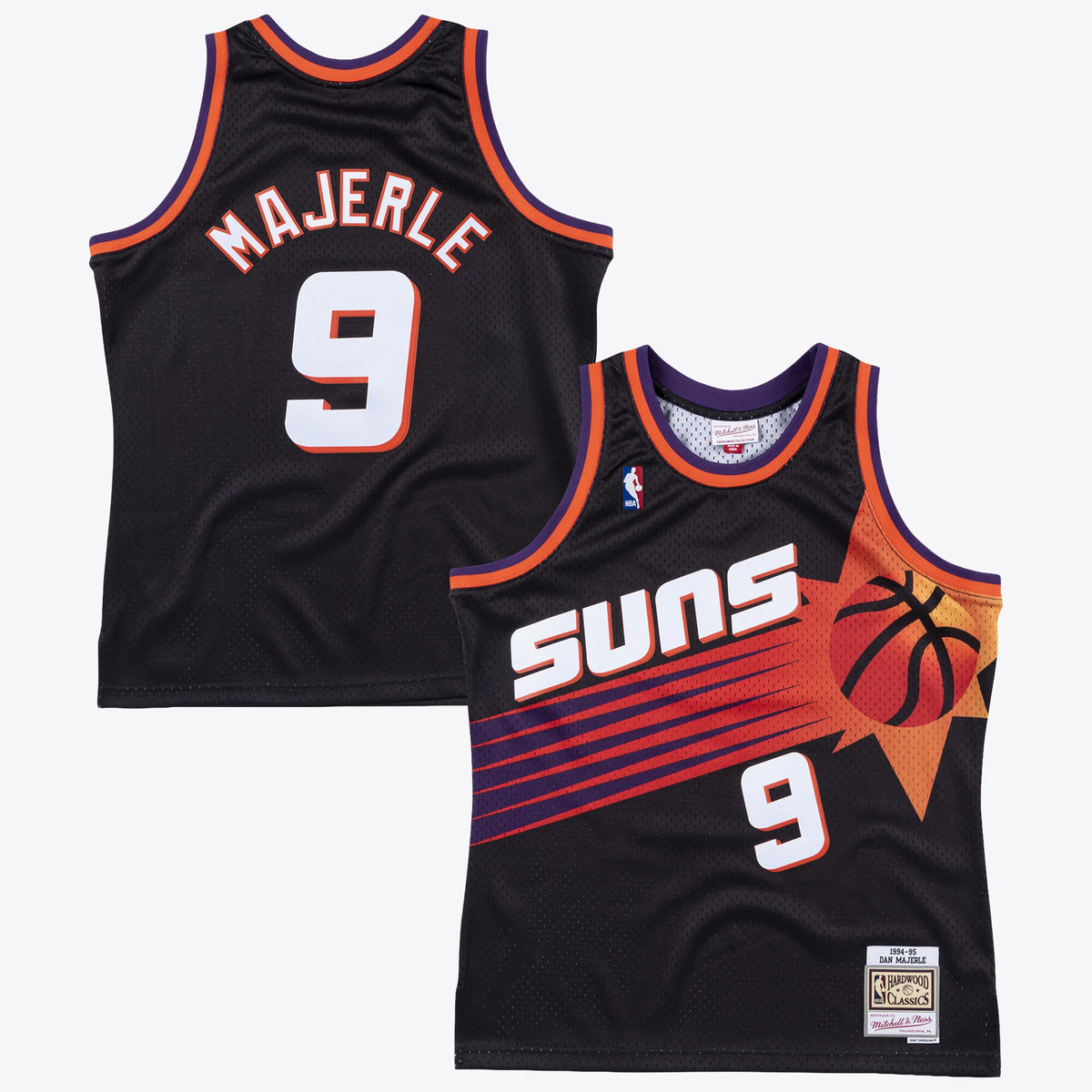 Men's Phoenix Suns Dan Majerle 1994 Swingman Alt Road NBA Basketball Jersey - Black - view 2