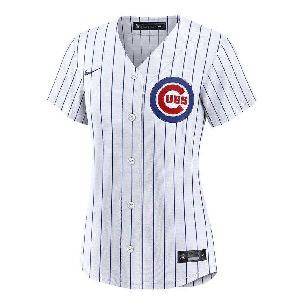 Women's Chicago Cubs Moisés Ballesteros White Home Replica MLB Baseball Jersey - view 2
