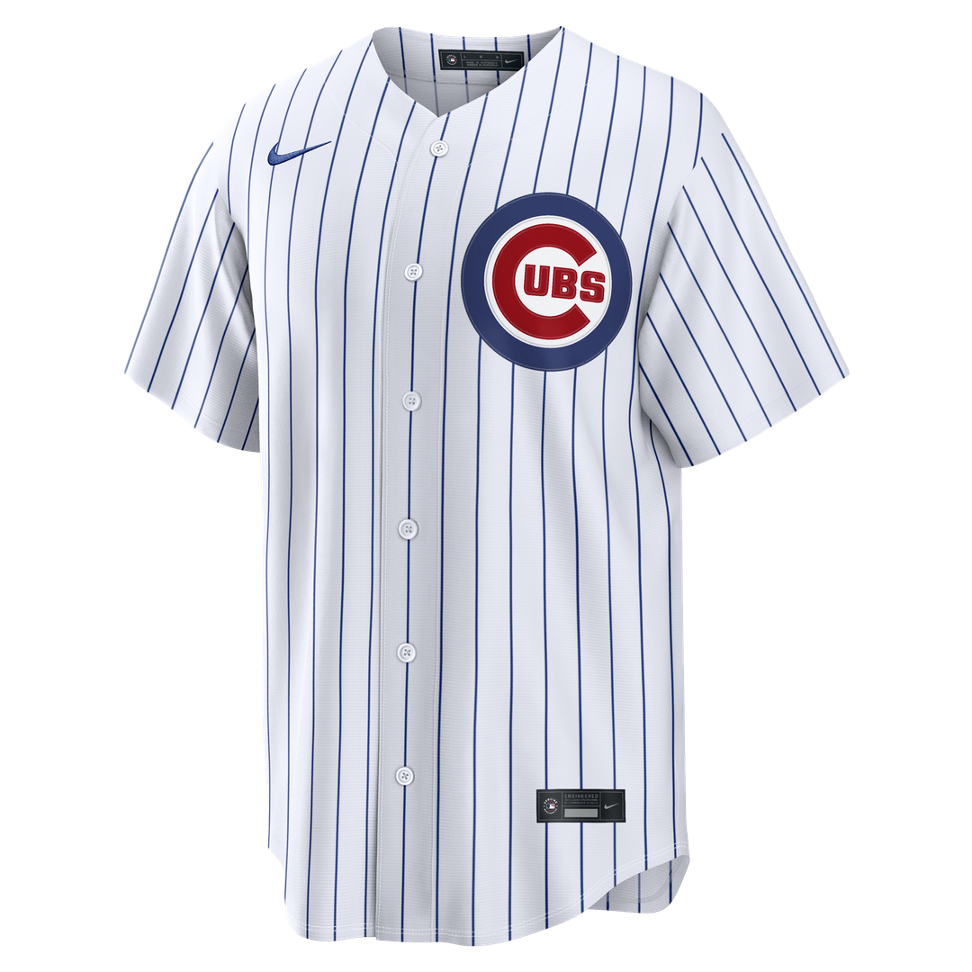 Men's Chicago Cubs Alex Bregman White Home Replica MLB Baseball Jersey - view 2