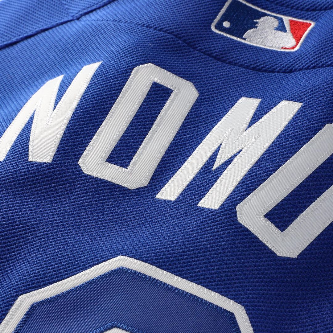 Men's Los Angeles Dodgers Hideo Nomo Royal Cooperstown Collection 2004 Batting Practice MLB Baseball Jersey - view 5