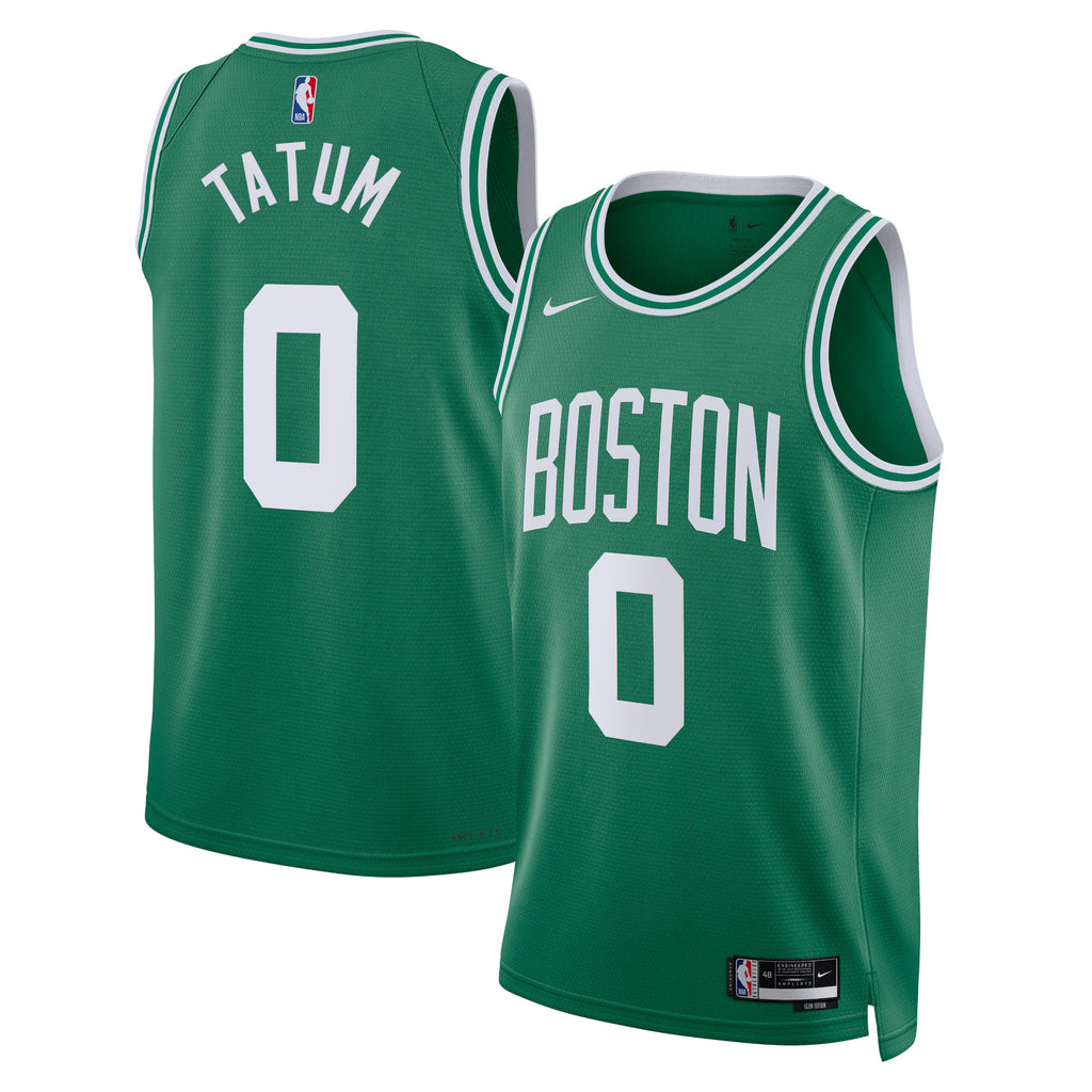 Unisex Jayson Tatum Boston Celtics Icon Edition Swingman NBA Basketball Jersey - Kelly Green - view 1