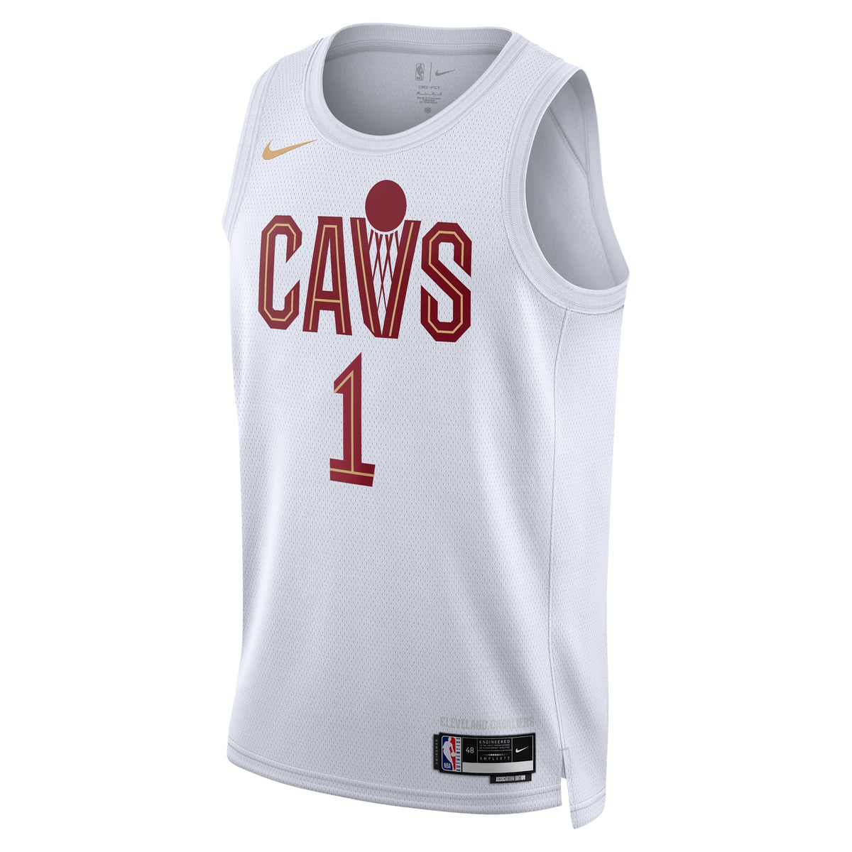 Unisex Max Strus Cleveland Cavaliers Association Edition Swingman NBA Basketball Jersey - White - view 3