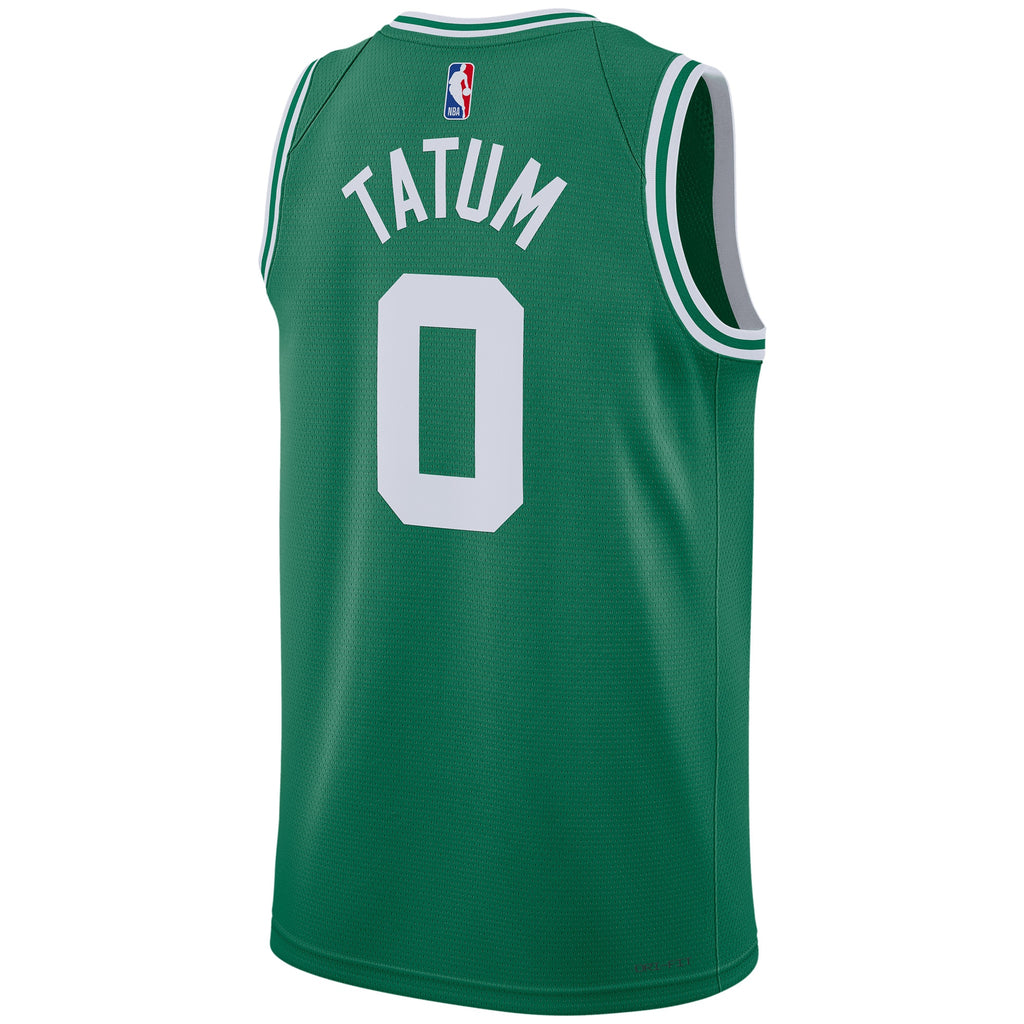 Unisex Jayson Tatum Boston Celtics Icon Edition Swingman NBA Basketball Jersey - Kelly Green - view 3