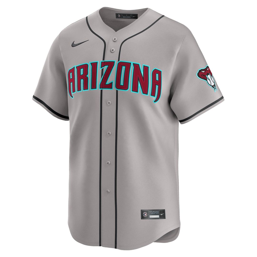 Men's Arizona Diamondbacks Corbin Carroll Gray Road Limited MLB Baseball Jersey - view 2