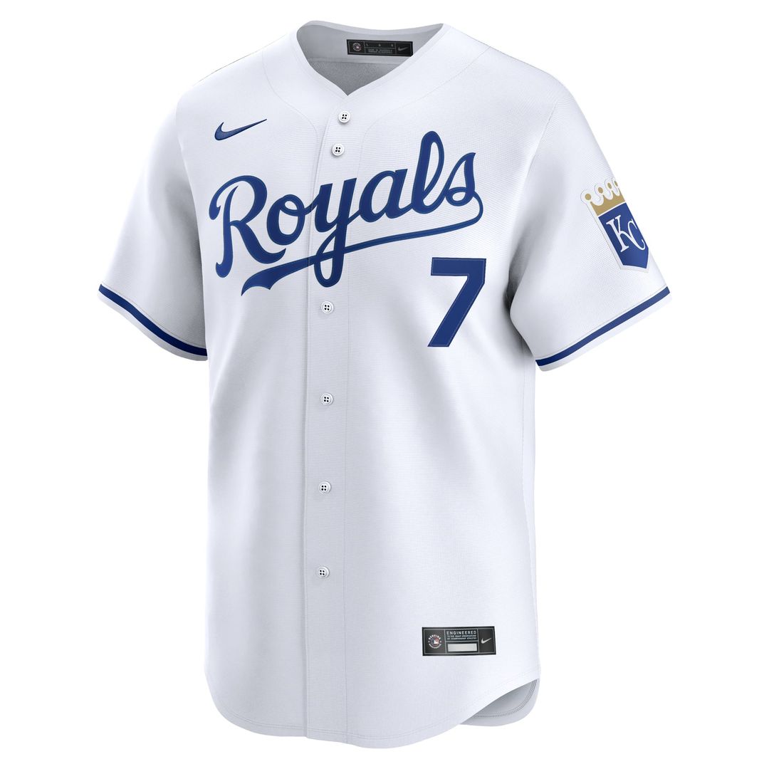 Men's Kansas City Royals Bobby Witt Jr. Light Blue Alternate Limited MLB Baseball Jersey - view 8