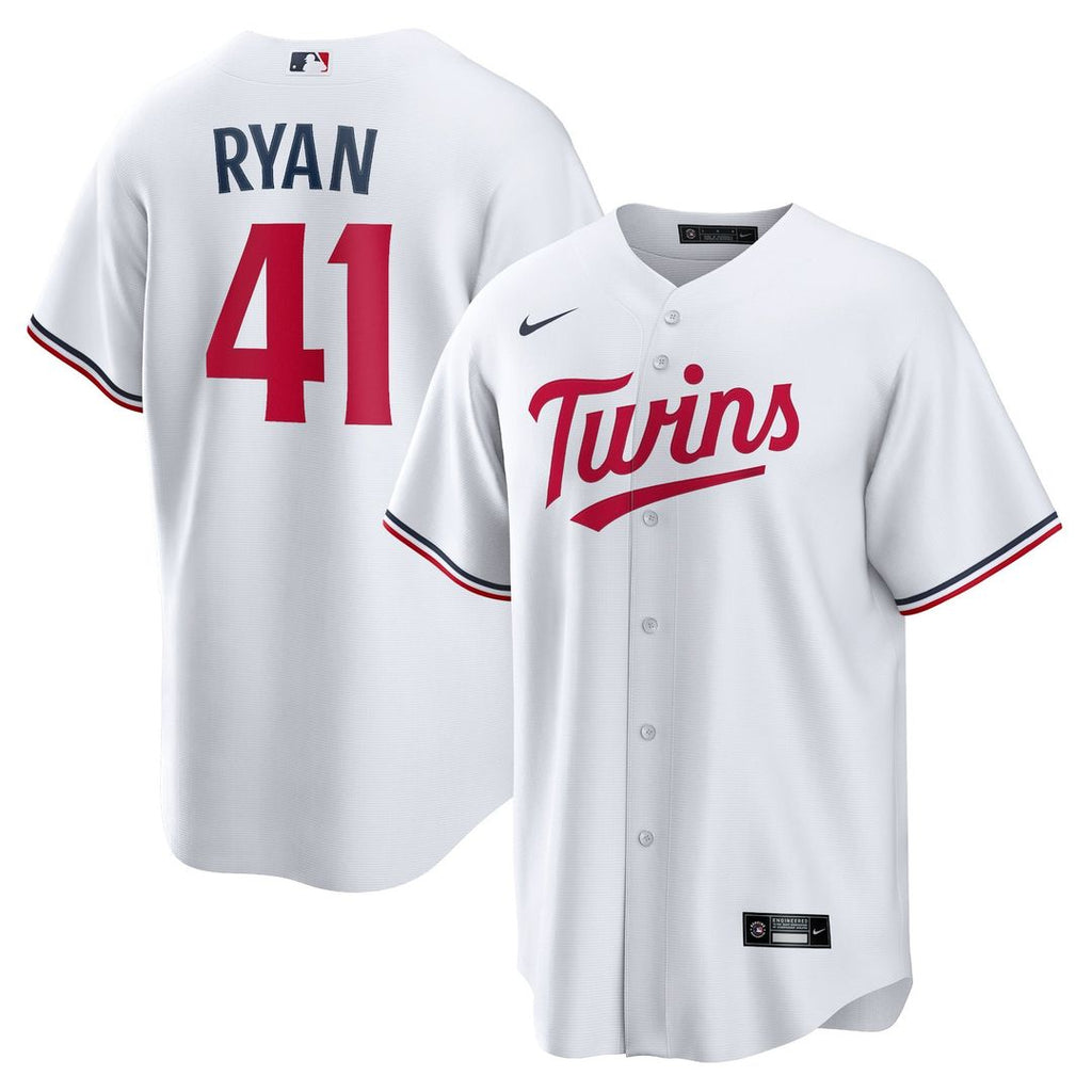 Men's Minnesota Twins Joe Ryan White Home Replica MLB Baseball Jersey - view 1