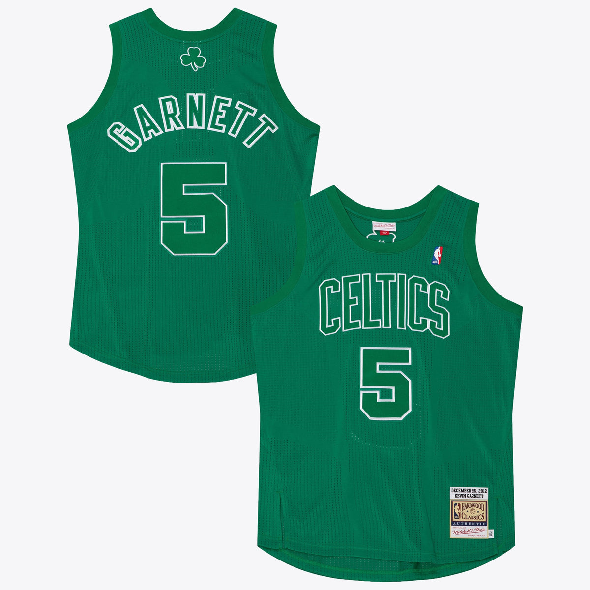 Men's Boston Celtics Kevin Garnett 2012 Christmas Day NBA Basketball Jersey - Kelly Green - view 2