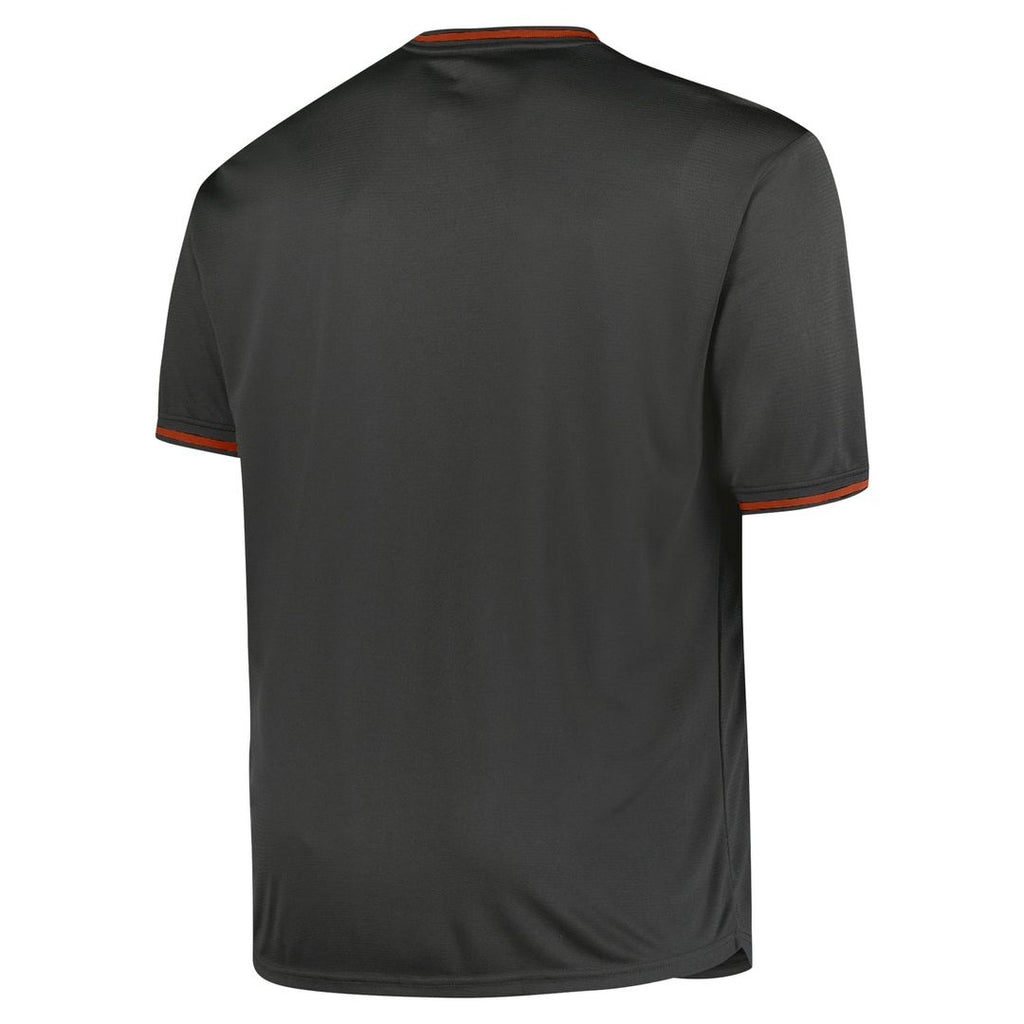 Men's Houston Astros Charcoal Big & Tall Pop Fashion MLB Baseball Jersey - view 3