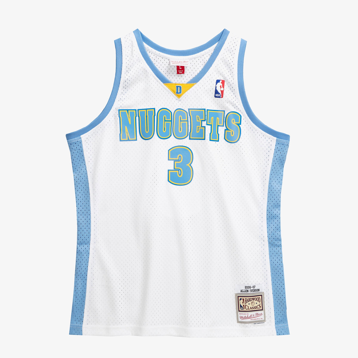 Men's Denver Nuggets Swingman NBA Basketball Jersey Allen Iverson 2006-07 - view 1
