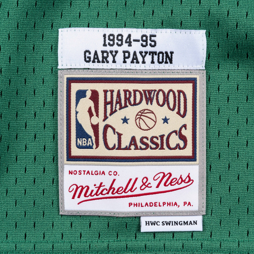 Men's Seattle Supersonics Swingman NBA Basketball Jersey Road Gary Payton 1994 - view 4