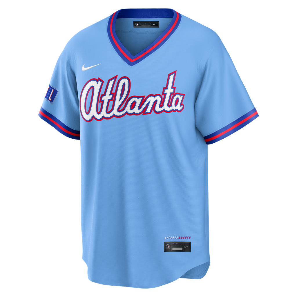 Men's Atlanta Braves Powder Blue 2026 City Connect Stadium MLB Baseball Jersey - view 3