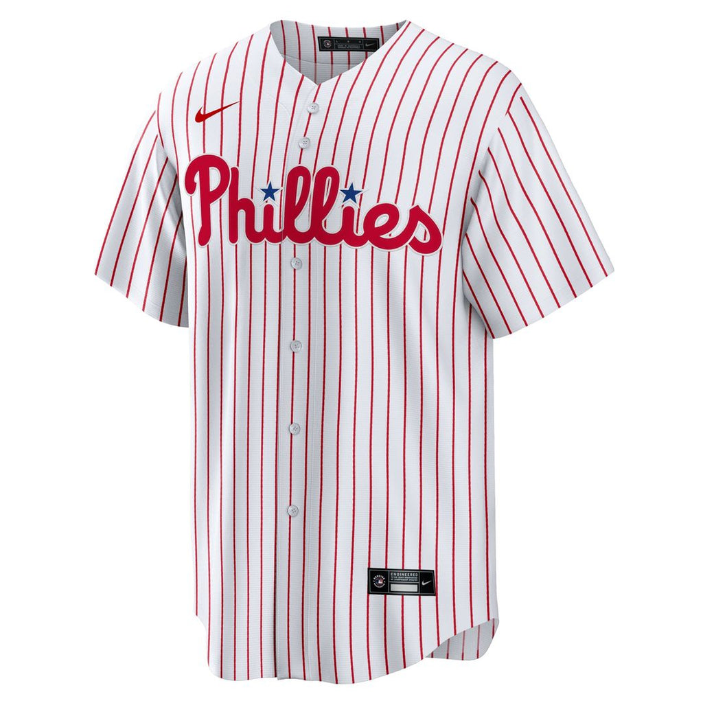 Men's Philadelphia Phillies White #1 Dad Home Replica MLB Baseball Jersey - view 2