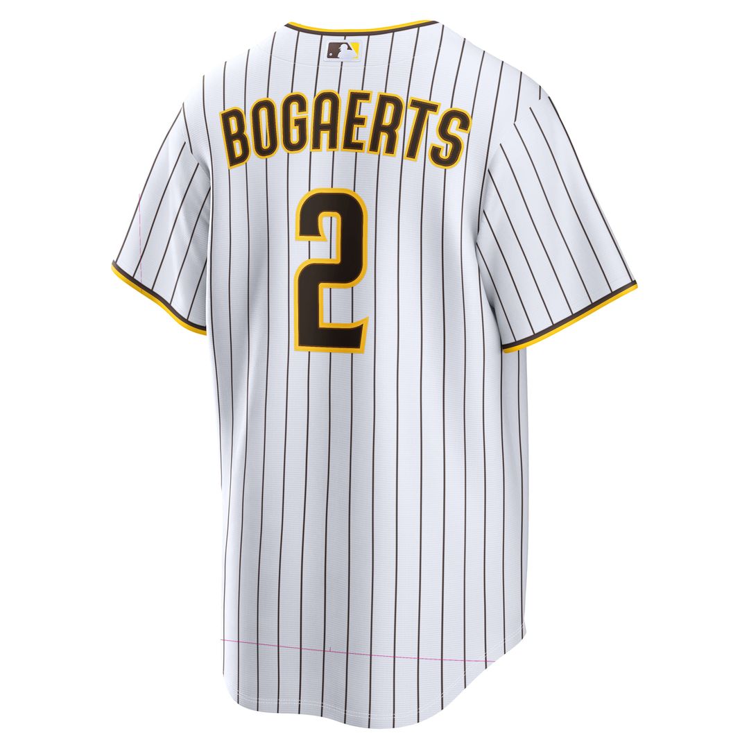 Men's San Diego Padres Xander Bogaerts White Home Replica MLB Baseball Jersey - view 3