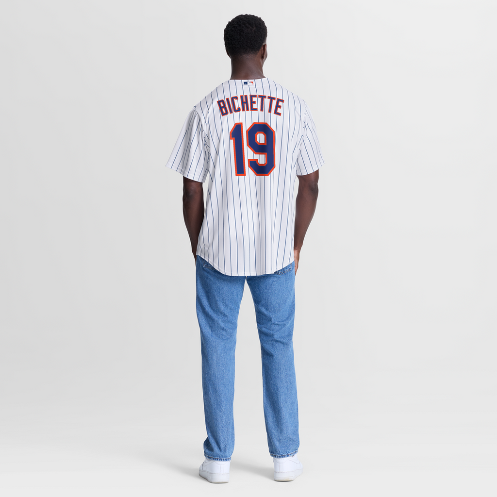 Men's New York Mets Bo Bichette White Home Replica MLB Baseball Jersey - view 5
