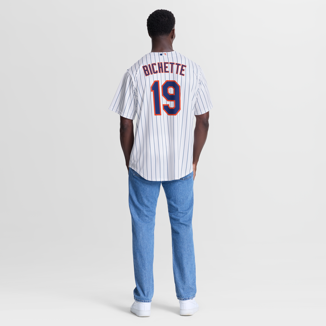 Men's New York Mets Bo Bichette White Home Replica MLB Baseball Jersey - view 5
