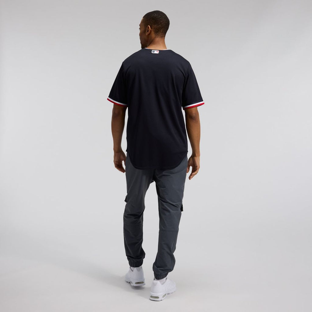 Men's Minnesota Twins Navy Alternate Replica MLB Baseball Jersey - view 4
