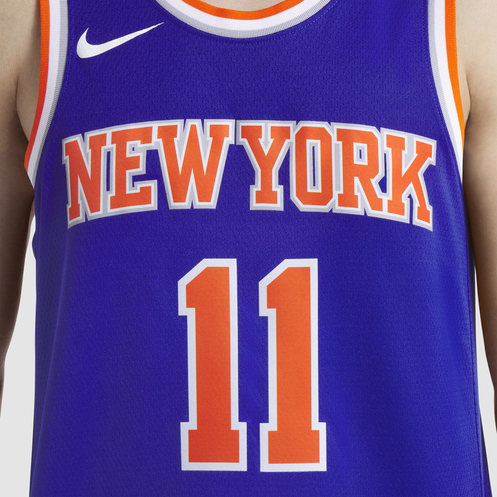 Unisex Jalen Brunson New York Knicks Replica Icon Swingman NBA Basketball Jersey - Unisex - view 9