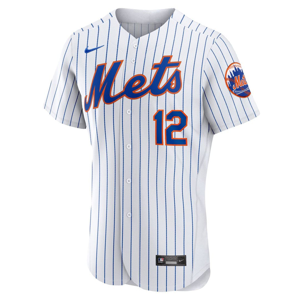 Men's New York Mets Francisco Lindor White Home MLB Baseball Jersey - view 7