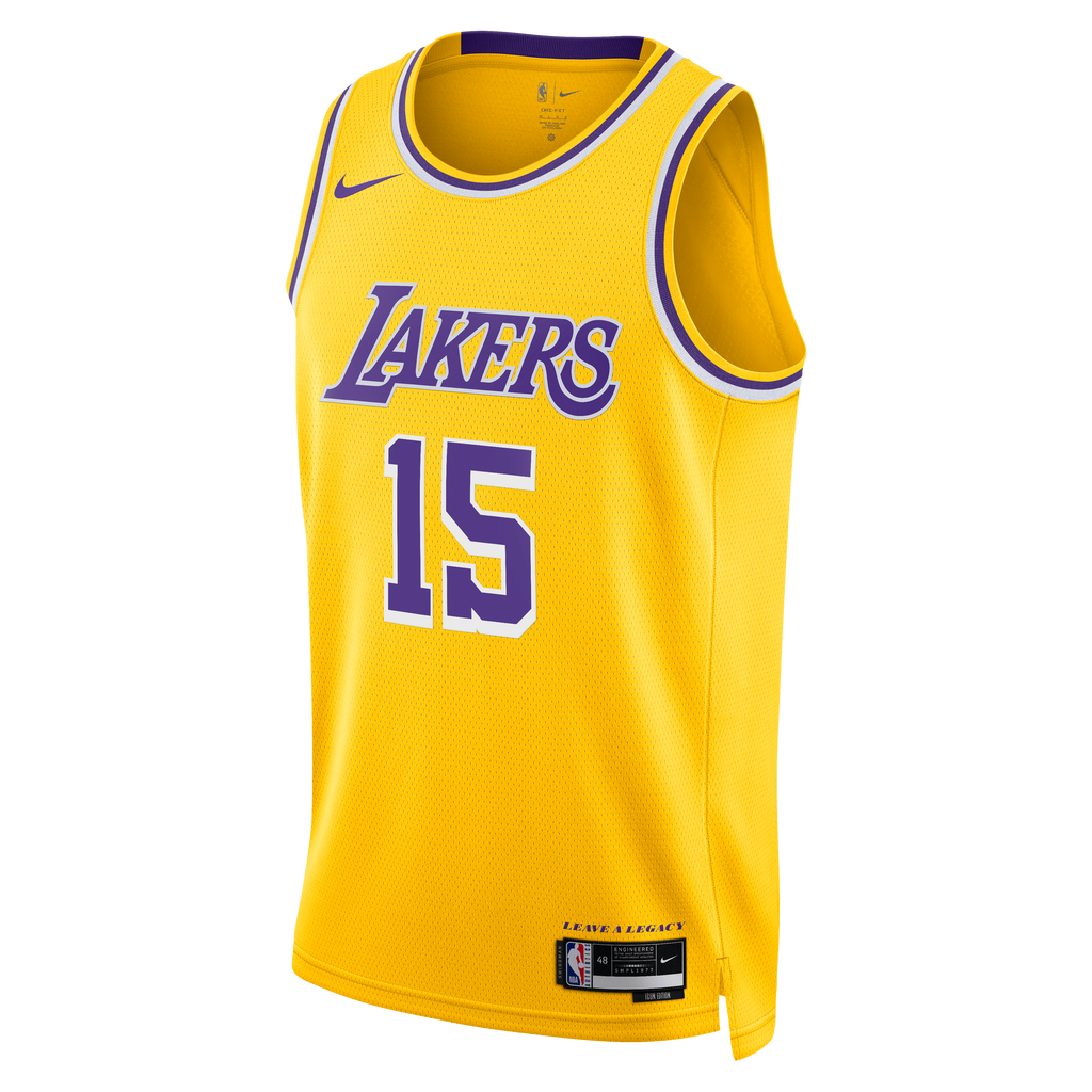 Unisex Austin Reaves Los Angeles Lakers Icon Edition Swingman NBA Basketball Jersey - Gold - view 3