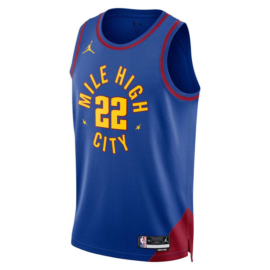 Unisex Zeke Nnaji Denver Nuggets Statement Edition Swingman NBA Basketball Jersey - Blue - view 2