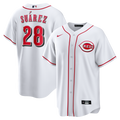 Men's Cincinnati Reds Eugenio Suárez White Home Replica MLB Baseball Jersey - view 1