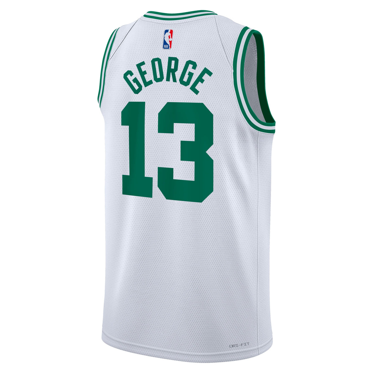 Unisex Paul George Boston Celtics Association Edition Swingman NBA Basketball Jersey - White - view 4
