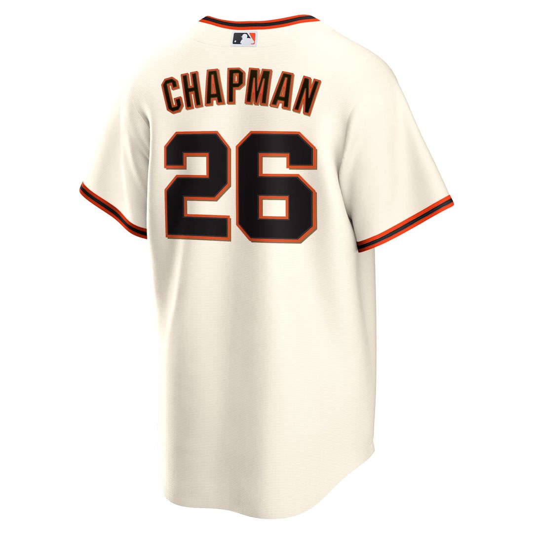Men's San Francisco Giants Matt Chapman Cream Home Replica MLB Baseball Jersey - view 3