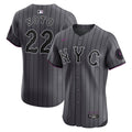 Men's New York Mets Juan Soto Gray City Connect Elite MLB Baseball Jersey - view 1