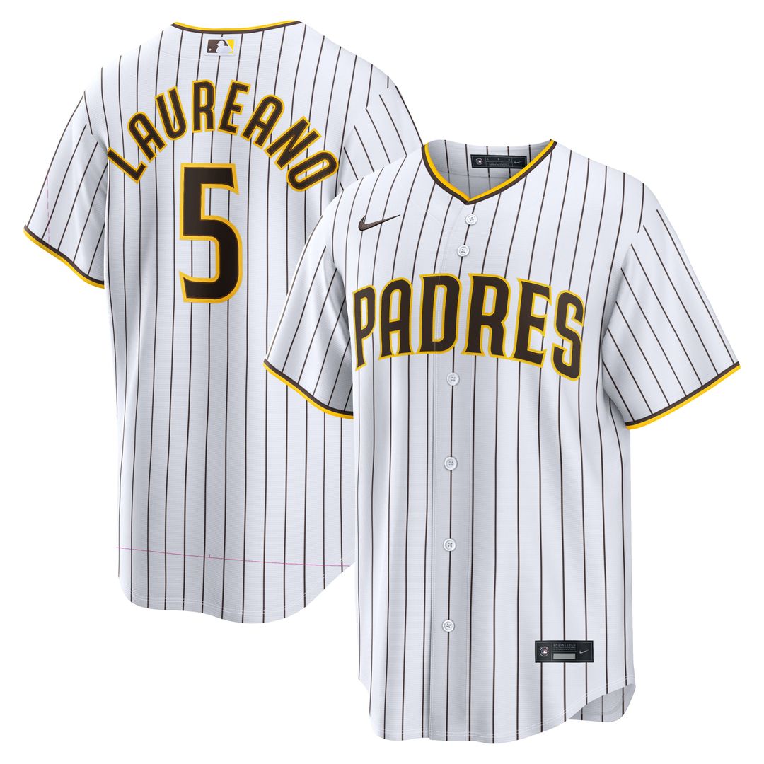 Men's San Diego Padres Ramón Laureano White Home Replica MLB Baseball Jersey - view 1