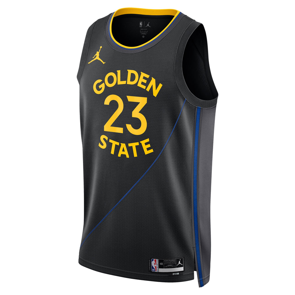Unisex Golden State Warriors 2024/25 Statement Edition Swingman NBA Basketball Jersey - Black - Draymond Green - view 3