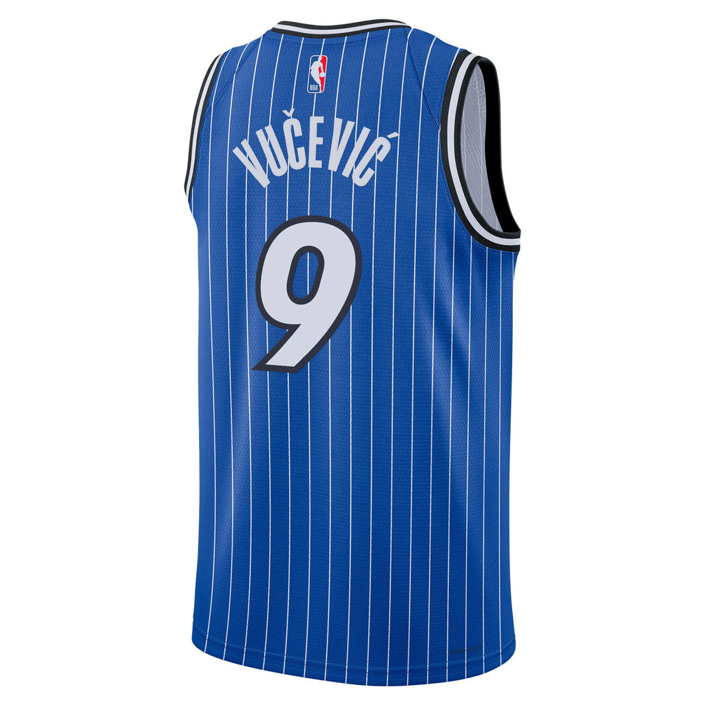 Unisex Nikola Vučević Orlando Magic Icon Edition Swingman NBA Basketball Jersey - Blue - view 4