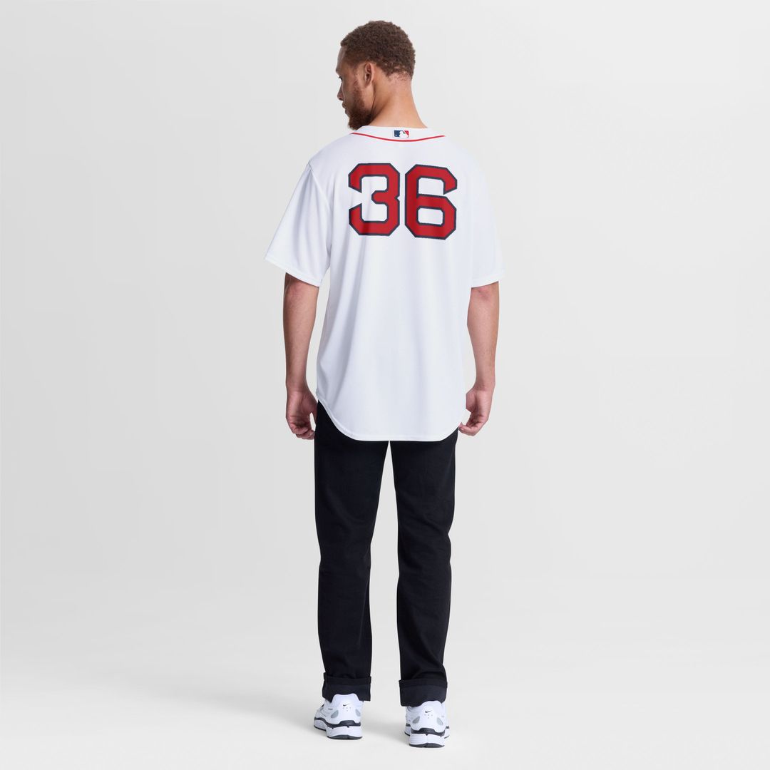 Men's Boston Red Sox Triston Casas White Home Replica MLB Baseball Jersey - view 5