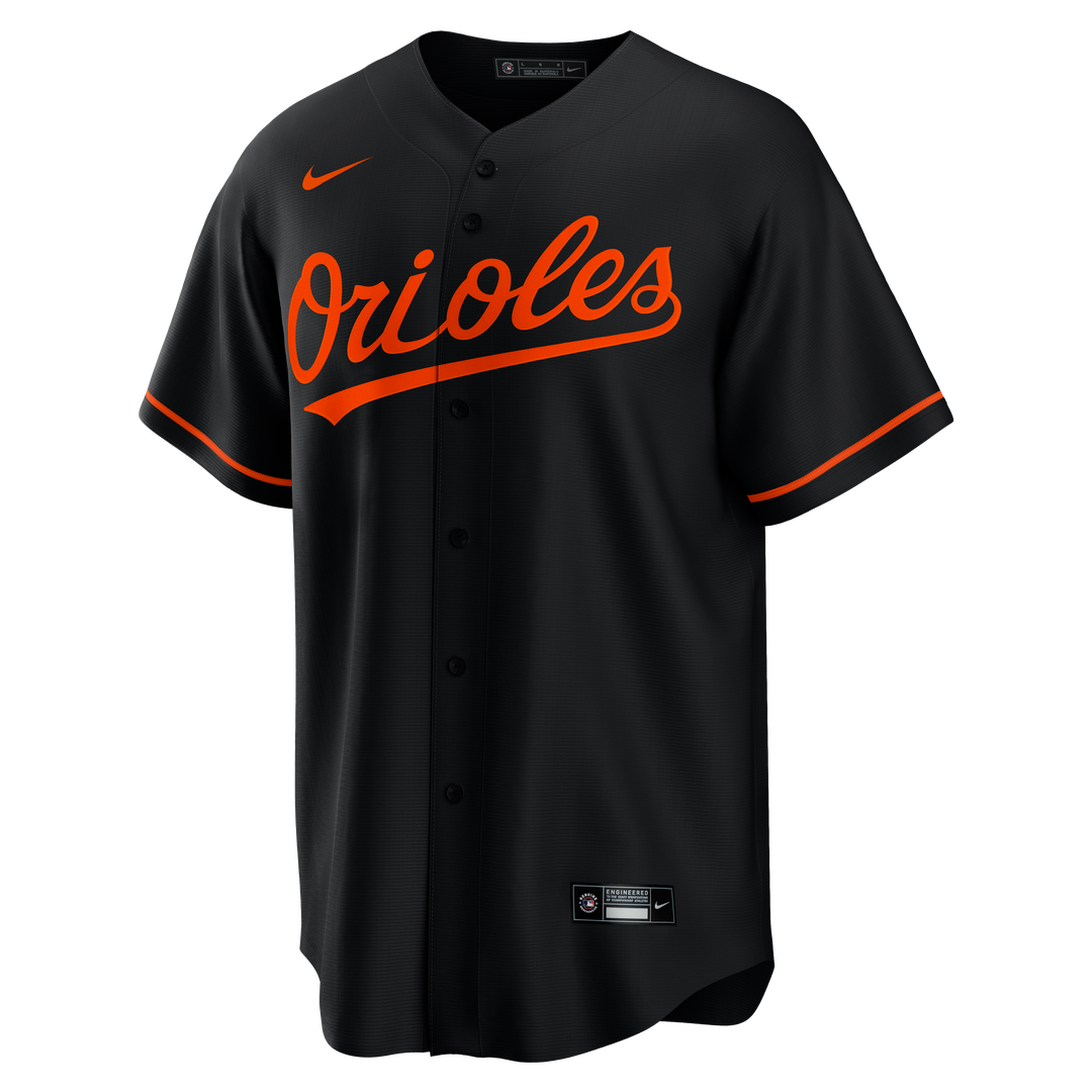 Men's Baltimore Orioles Pete Alonso Black Alternate Replica MLB Baseball Jersey - view 2