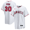 Men's Los Angeles Angels Nolan Ryan White Home Retired Player Replica MLB Baseball Jersey - view 1