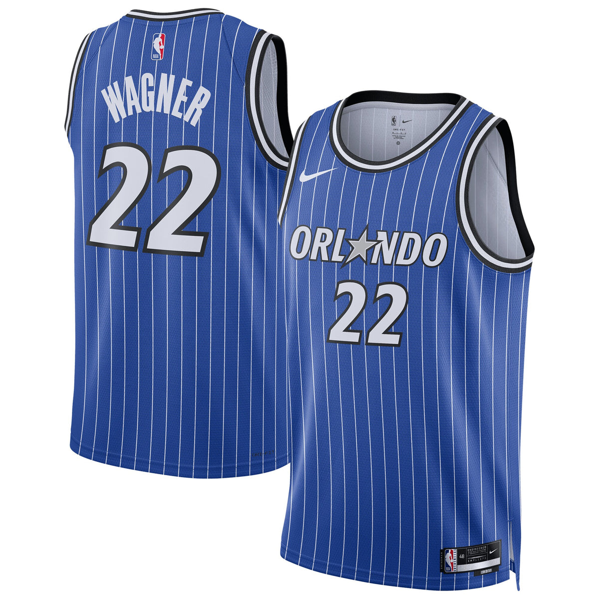 Unisex Orlando Magic Replica Icon Swingman NBA Basketball Jersey - Moritz Wagner - view 2