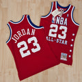 Men's NBA All-Star East Michael Jordan 1989 Jersey - Red - view 1
