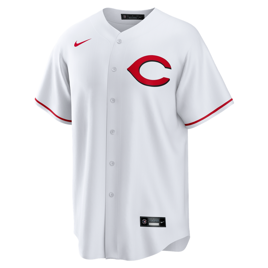 Men's Cincinnati Reds Elly De La Cruz White Alternate 2 Replica MLB Baseball Jersey - view 6