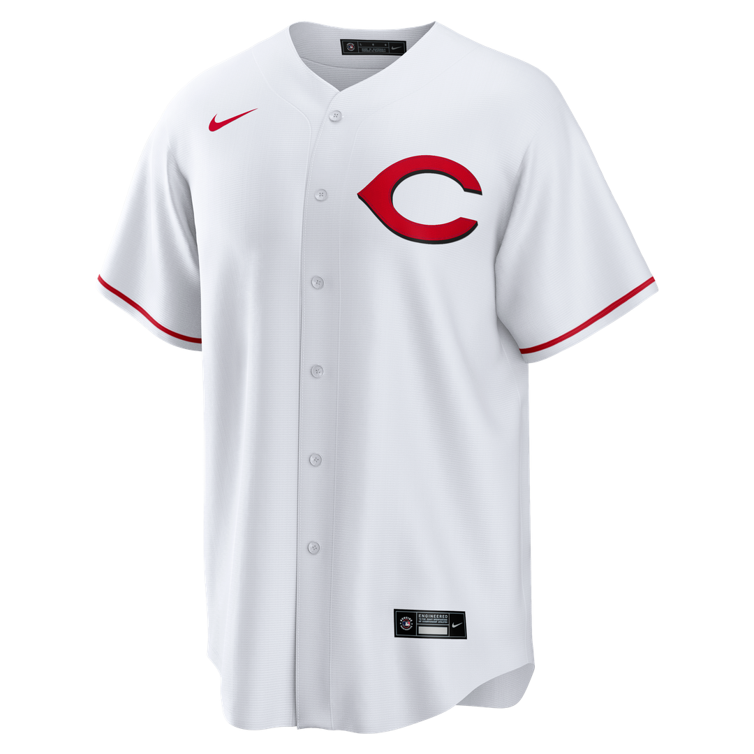 Men's Cincinnati Reds Elly De La Cruz White Alternate 2 Replica MLB Baseball Jersey - view 6