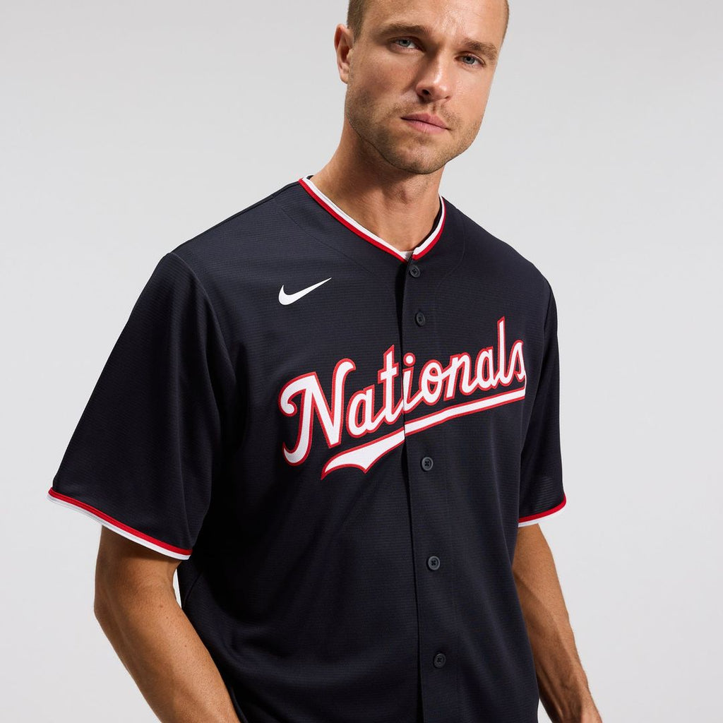 Men's Washington Nationals Dylan Crews Navy Alternate Replica MLB Baseball Jersey - view 25