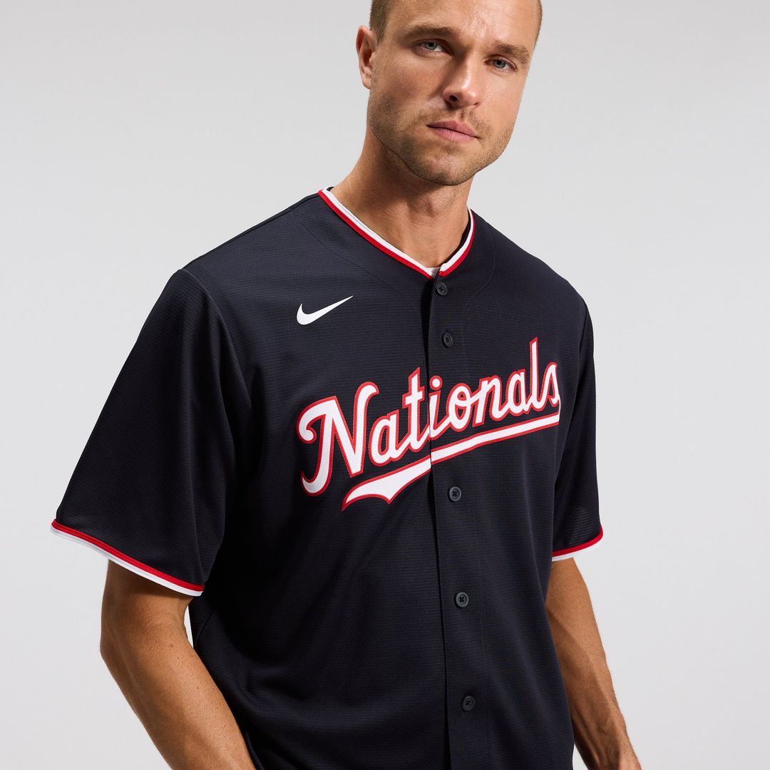 Men's Washington Nationals Dylan Crews White Home Replica MLB Baseball Jersey - view 17