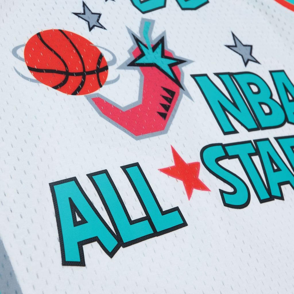 Men's NBA Karl Malone 1996 All-Star Swingman Jersey - White - view 5