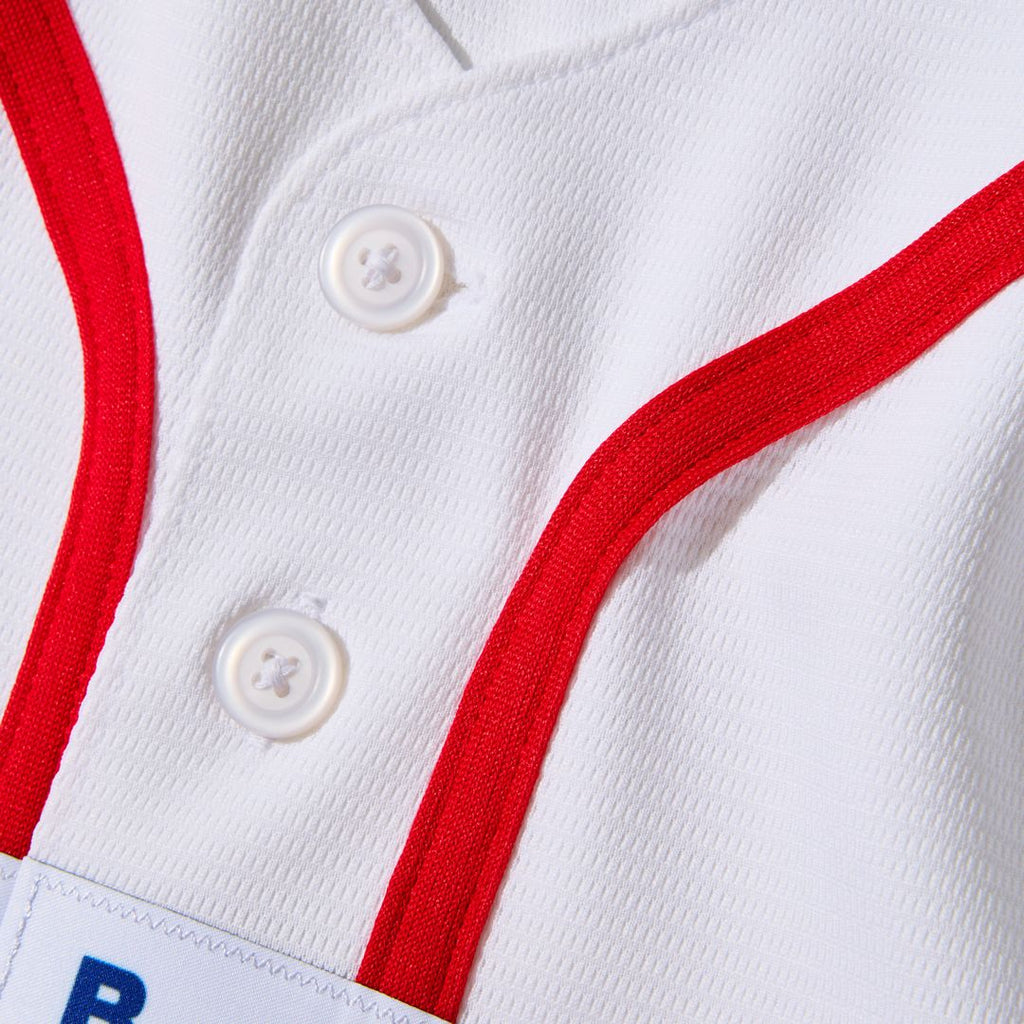 Men's Dominican Republic Baseball White 2026 World Baseball Classic Home Stadium MLB Baseball Jersey - view 7