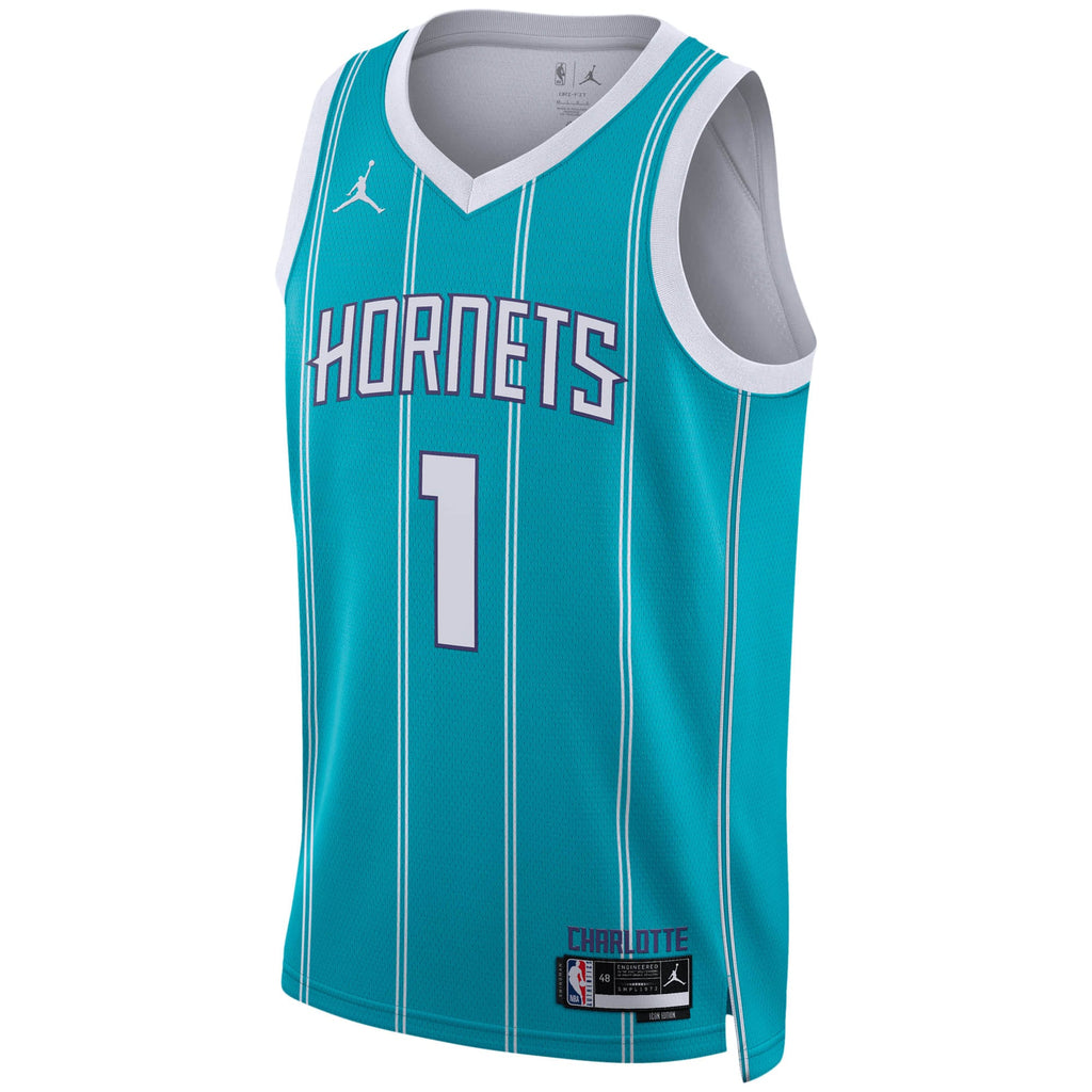 Men's Charlotte Hornets Icon Swingman NBA Basketball Jersey - Lamelo Ball - view 2