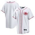 Men's Cincinnati Reds White Home Blank Replica MLB Baseball Jersey - view 1