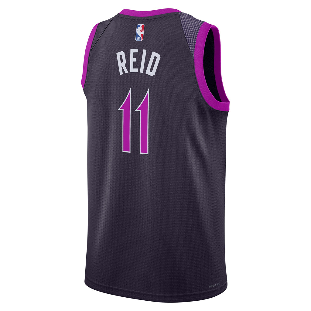 Unisex Naz Reid Minnesota Timberwolves 2025/26 City Edition Swingman NBA Basketball Jersey - Black - view 4