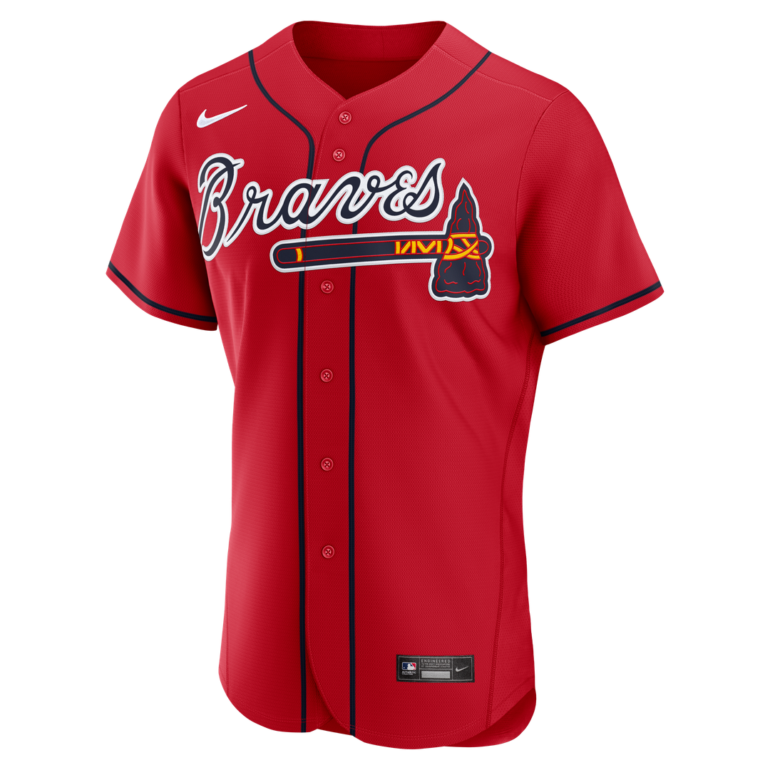 Men's Atlanta Braves Drake Baldwin Red MLB Awards Jersey - view 5